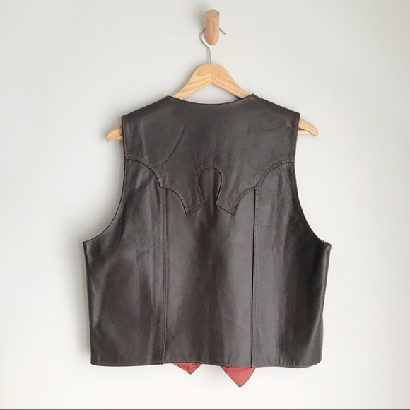 Vintage Jackets & Coats Vintage Leather Western Horseshoe Cowboy